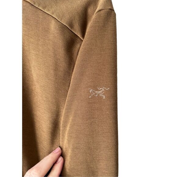 Arc’teryx Men’s Dallen Fleece Jacket Full Zip size Medium Brown - Picture 11 of 11